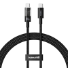 Kabel Baseus Gem Typ C-Typ C 100W 1m (czarny)