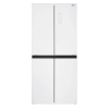 Lodówka z zamrażalnikiem dolnym Multi Door Total Full No Frost MPM-434-SBF-08 białe szkło