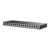 TP-Link TL-SG2016P łącza sieciowe L2/L3/L4 Gigabit Ethernet (10/100/1000) Obsługa PoE Czarny