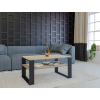 Stolik ława MODERN 1P 90x58xH50 sonoma/czerń