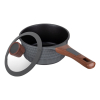 Resto Kitchenware 93500 garnek 1,4 l Okrągły Czarny, Drewno