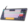 TRACER KLAWIATURA FINA 84 GREY OUTEMU RED SWITCH