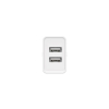 UNITEK ŁADOWARKA 2X USB-A, 12W, BIAŁA, P1113A-EU
