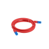 LANBERG PATCHCORD S/FTP KAT.6A 1M CZERWONY LSZH CCA (FLUKE PASSED) PCF6A-10CC-0100-R