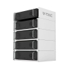 Stojak RACK do magazynów energii V-TAC VT48100E-P2 modularny regał 5,12kWh 5 modułów max (SKU 11556) Biały