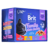 BRIT Cat Pouches Family Plate - mokra karma dla kota - 12 x 100g