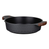 Resto Kitchenware 93506 garnek 4,4 l Okrągły Czarny, Drewno