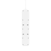 Listwa zasilająca Belkin Power Surge 4-PORT + 1xUSB-A +1xUSB-C 2.4A PD 525J 2m White