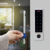 QOLTEC ZAMEK SZYFROWY DOTYKOWY PROTEUS Z CZYTNIKIEM LINII PAPILARNYCH | RFID | KOD | KARTA | BRELOK | DZWONEK | IP68 | EM