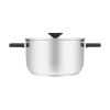 Resto Kitchenware Anser 4,4 l Okrągły Czarny, Stal nierdzewna