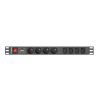 Listwa zasilająca Lanberg PDU-04E04I-0200-IEC-BK (8 x UTE; 2m; kolor czarny)