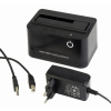 GEMBIRD STACJA DOKUJĄCA HDD SATA 2.5/3.5 USB 2.0 + ZASILACZ HD32-U2S-5