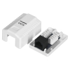 Gniazdo natynkowe Lanberg OU6-0001-W (RJ-45; kat. 6; UTP; kolor biały)
