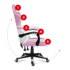 Fotel gamingowy Huzaro Force 4.4 Pink Mesh