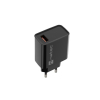 NATEC ŁADOWARKA SIECIOWA RIBERA USB-A 18W CZARNA NUC-2058