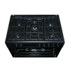 Kuchnia gazowo-elektryczna Ravanson KWGE-K90 CHEF MODERN BLACK (Płyta gazowa; Piekarnik elektryczny; 900mm)
