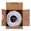 Kabel sieciowy Lanberg LCU6-12CU-0305-S (UTP; 305m; kat. 6; kolor szary)