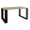 Stolik ława MODERN 90x58xH50 sonoma/czarny