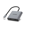UNITEK ADAPTER USB-C - 2X HDMI 4K MST (M/F)