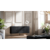 Komoda 3D PALAZZO BIS 151x40x75 czarny mat