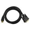 Kabel Lanberg CA-HDDV-10CC-0018-BK (HDMI M - DVI-D (18+1) M; 1,8m; kolor czarny)