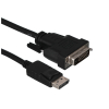 Kabel GEMBIRD CC-DPM-DVIM-1M (DisplayPort M - DVI-D M; 1m; kolor czarny)