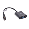Adapter Lanberg AD-0017-BK (HDMI M - D-Sub (VGA) F; 0,20m; kolor czarny)