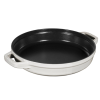 Zestaw 3 naczyń żeliwnych z pokrywką STAUB 40508-388-0 - biała trufla 24 cm
