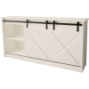 Komoda 160x80x35 GRANERO biały/biały połysk