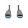 DIGITUS KABEL POŁĄCZENIOWY HYBRYDOWY AOC HDMI 2.0 PREMIUM HIGH SPEED 4K60HZ UHD HDMI A/HDMI A M/M CZARNY 15M AK-330125-150-S