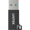 UNITEK ADAPTER USB-A - USB-C 10 GBPS M/F CZARNY
