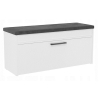 Szafka na buty ze schowkiem PARMA 100x35xH49 biel