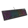 KLAWIATURA DLA GRACZY GENESIS THOR 303 CZ/SK PODŚWIETLENIE RGB MECHANICZNA SILENT SWITCH CZARNA HOT