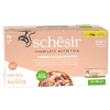 SCHESIR M-Pack Tuńczykiem z łososiem 6x50g