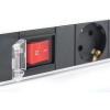 Listwa zasilająca do szaf rack (PDU) 19 cali 7x Schuko