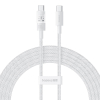 Kabel Baseus Gem Typ C-Typ C 100W 2m (biały)