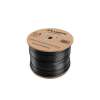 Kabel sieciowy zewnętrzne Lanberg LCU5-21CU-0305-BK (UTP; 305m; kat. 5e; kolor czarny)