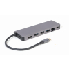 GEMBIRD MULTI ADAPTER USB TYP-C 5W1 HUB, HDMI, CZYTNIK KART, LAN, PD - 100W)