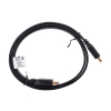 Kabel Lanberg CA-HDMI-21CU-0010-BK (HDMI M - HDMI M; 1m; kolor czarny)