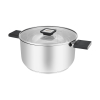 Resto Kitchenware Anser 4,4 l Okrągły Czarny, Stal nierdzewna