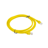 PATCHCORD KAT.5E UTP 2M ŻÓŁTY FLUKE PASSED LANBERG 10-PACK