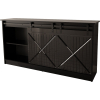 Komoda 160x80x35 GRANERO czarny/czarny poł