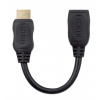 MANHATTAN PRZEDŁUŻACZ KABEL HDMI-HDMI 2.0 M/F 20CM