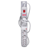 Listwa przeciwprzepięciowa Activejet APN-8g/3m-GR (3 x Typ C, 5 x UTE; 10 A; 3m; kolor szary)