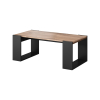 Ława/Stolik WOOD 120x55x46 dąb wotan + antracyt