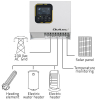 Przetwornica solarna do grzania wody Qoltec ECO Solar Boost | MPPT | BYPASS | LCD | 4kW