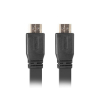 Kabel Lanberg CA-HDMI-21CU-0010-BK (HDMI M - HDMI M; 1m; kolor czarny)