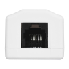 Gniazdo natynkowe Lanberg OU6-0001-W (RJ-45; kat. 6; UTP; kolor biały)