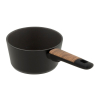 Resto Kitchenware 93186 garnek 1,4 l Okrągły Czarny, Drewno