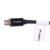Adapter Lanberg AD-0003-BK (Mini DisplayPort M - DisplayPort F; 0,10m; kolor czarny)